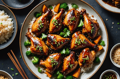 Sticky Chicken with Tamarind and Sesame