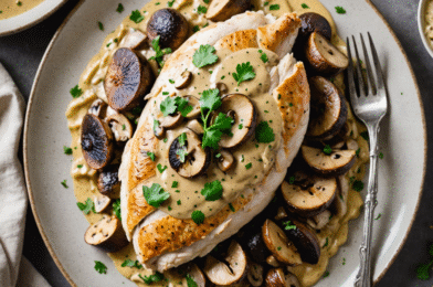 Dijon Mushroom Cream Chicken